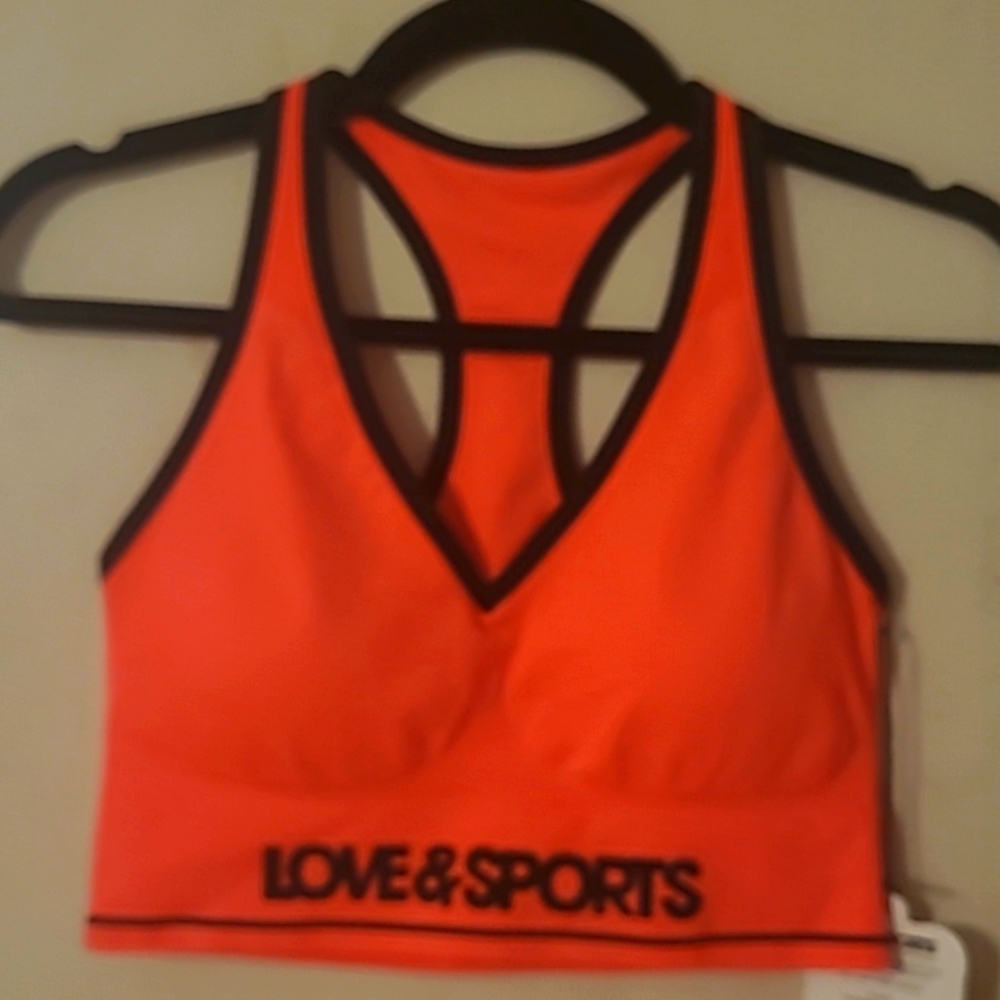Love &Sports,  Orange sport bra